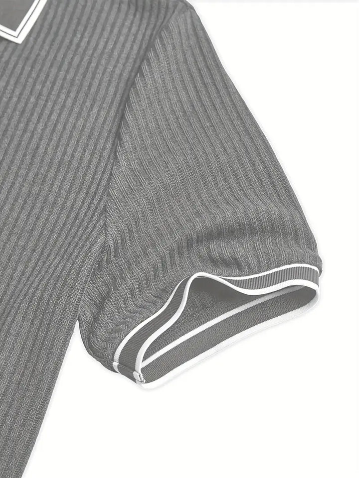 Горан - Елегантен поло с къси ръкави