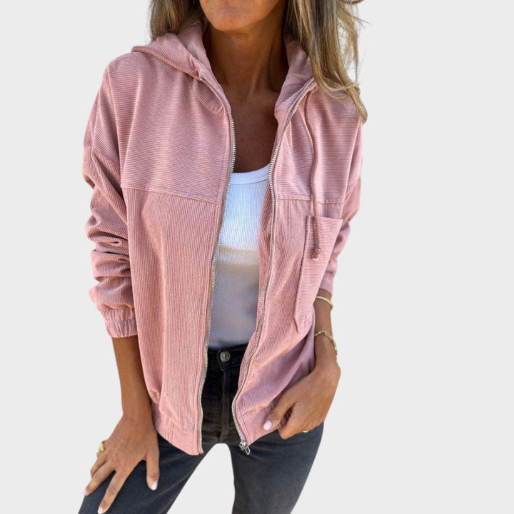 Дария - Капут от кордура с качулка и цип