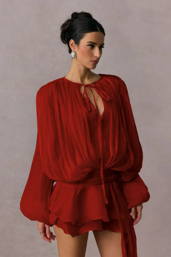 Лиджана - Елегантна Бохо Кратка Рокля