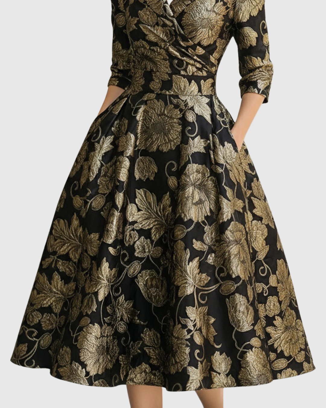 Живка - Цветна Миди Рокля