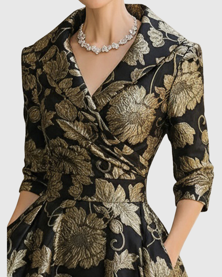 Живка - Цветна Миди Рокля