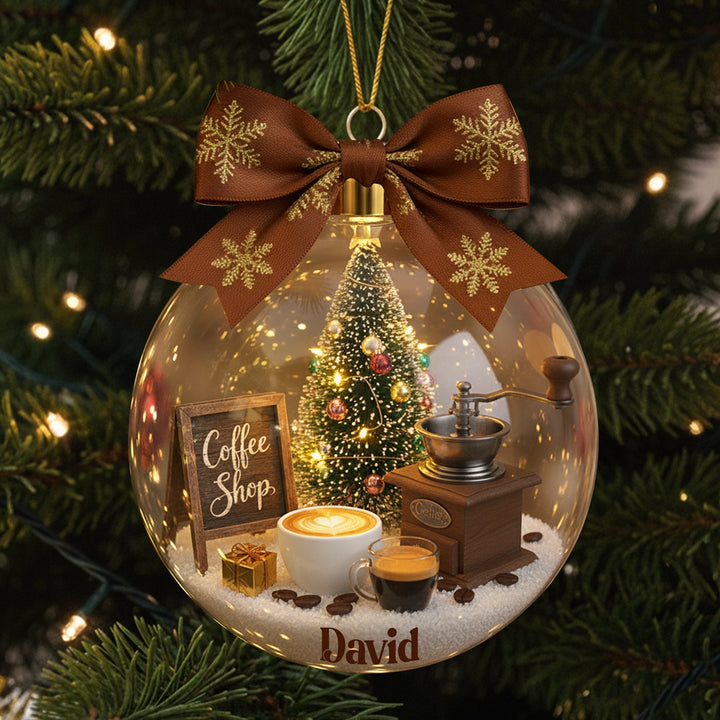 Винтидж кафе орнаменти - Персонализирани подаръци за любители на кафе