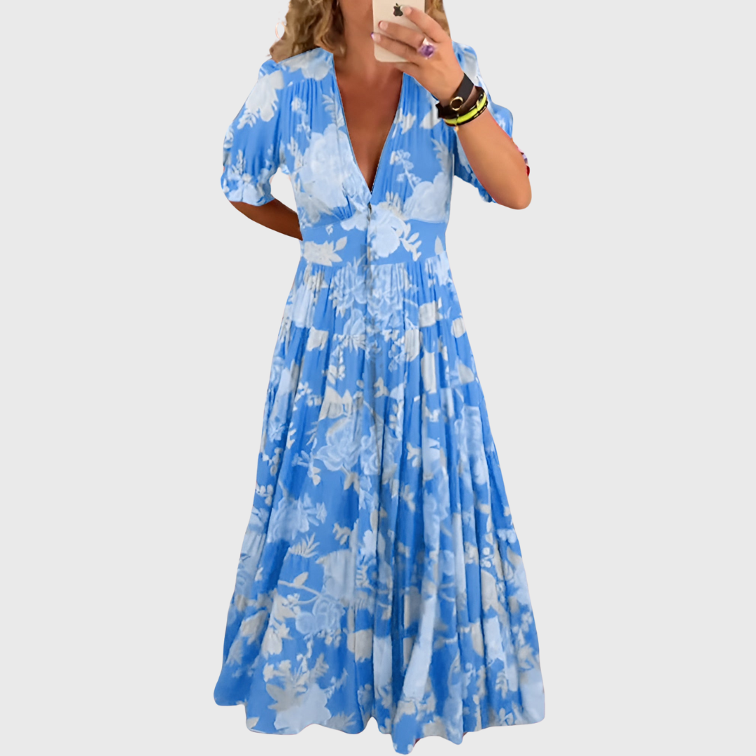 Даниела | Цветна рокля