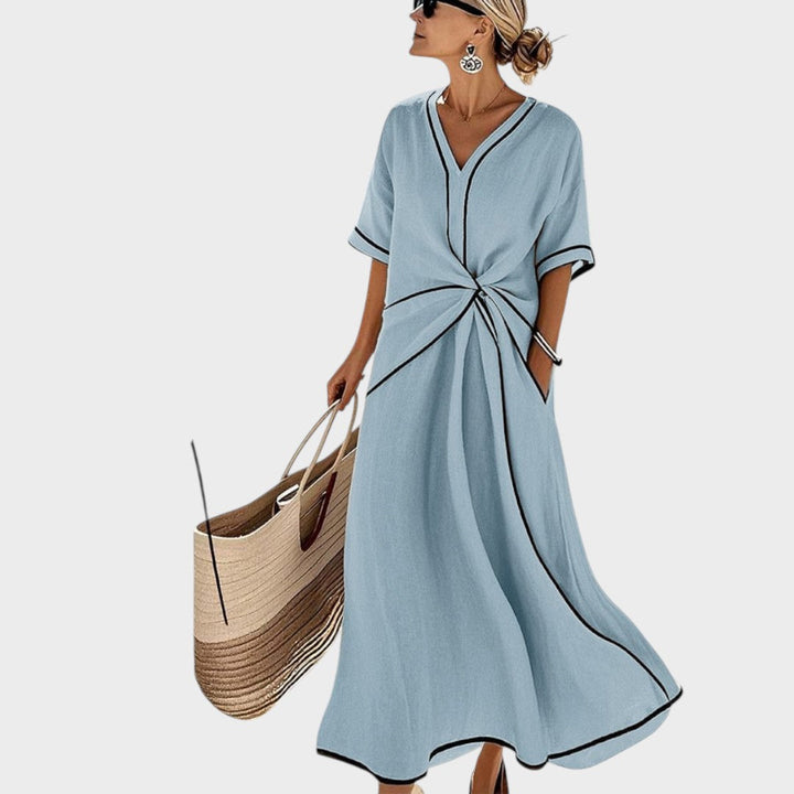 Ема - Лятна рокля на райета