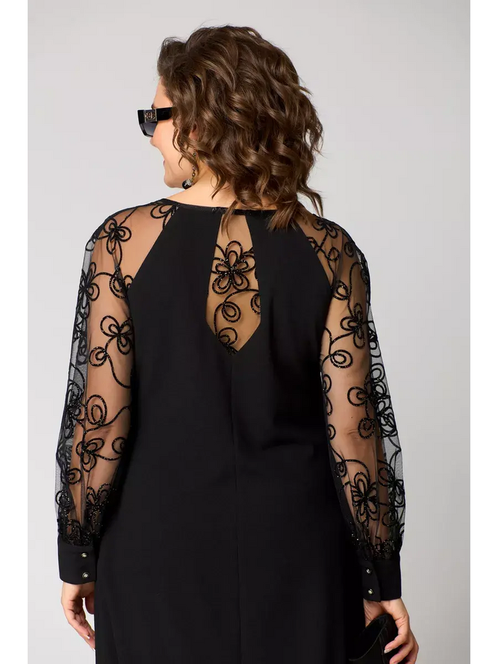 Jade - Elegant Black Sexy Lace Dress