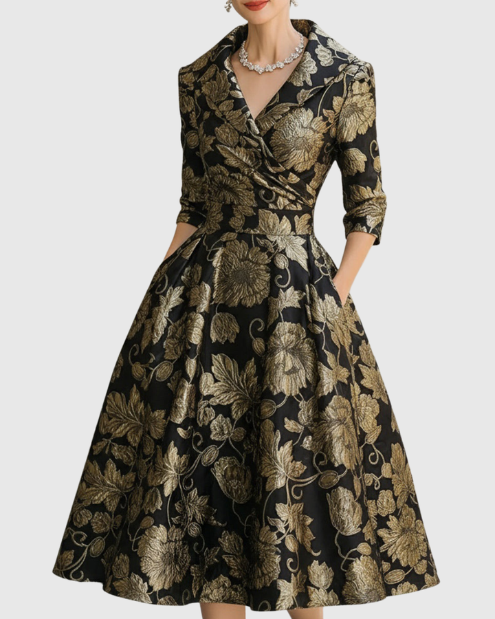 Живка - Цветна Миди Рокля