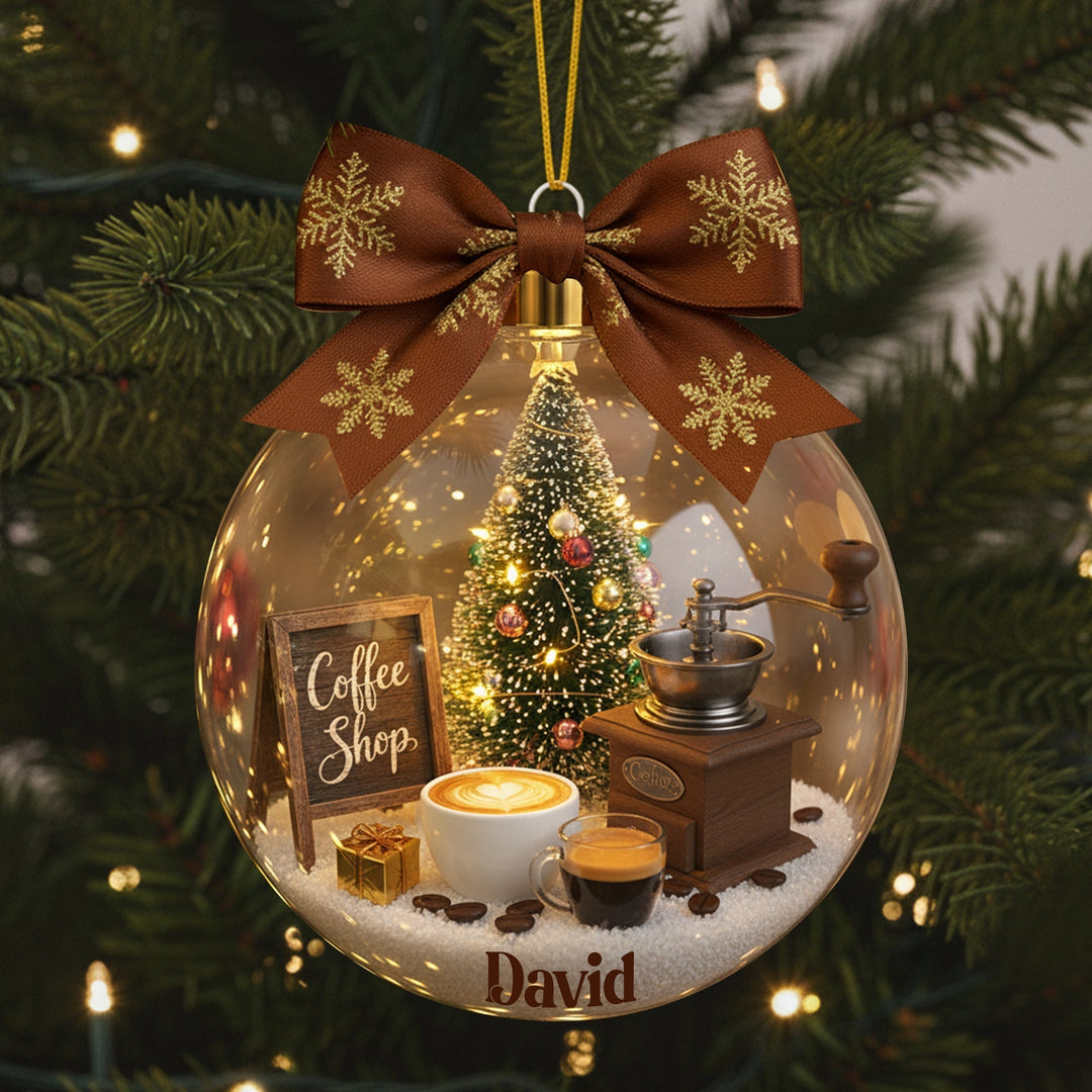 Винтидж кафе орнаменти - Персонализирани подаръци за любители на кафе