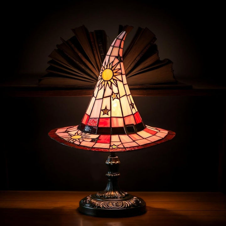 Вещерска шапка - Лампа с витражи