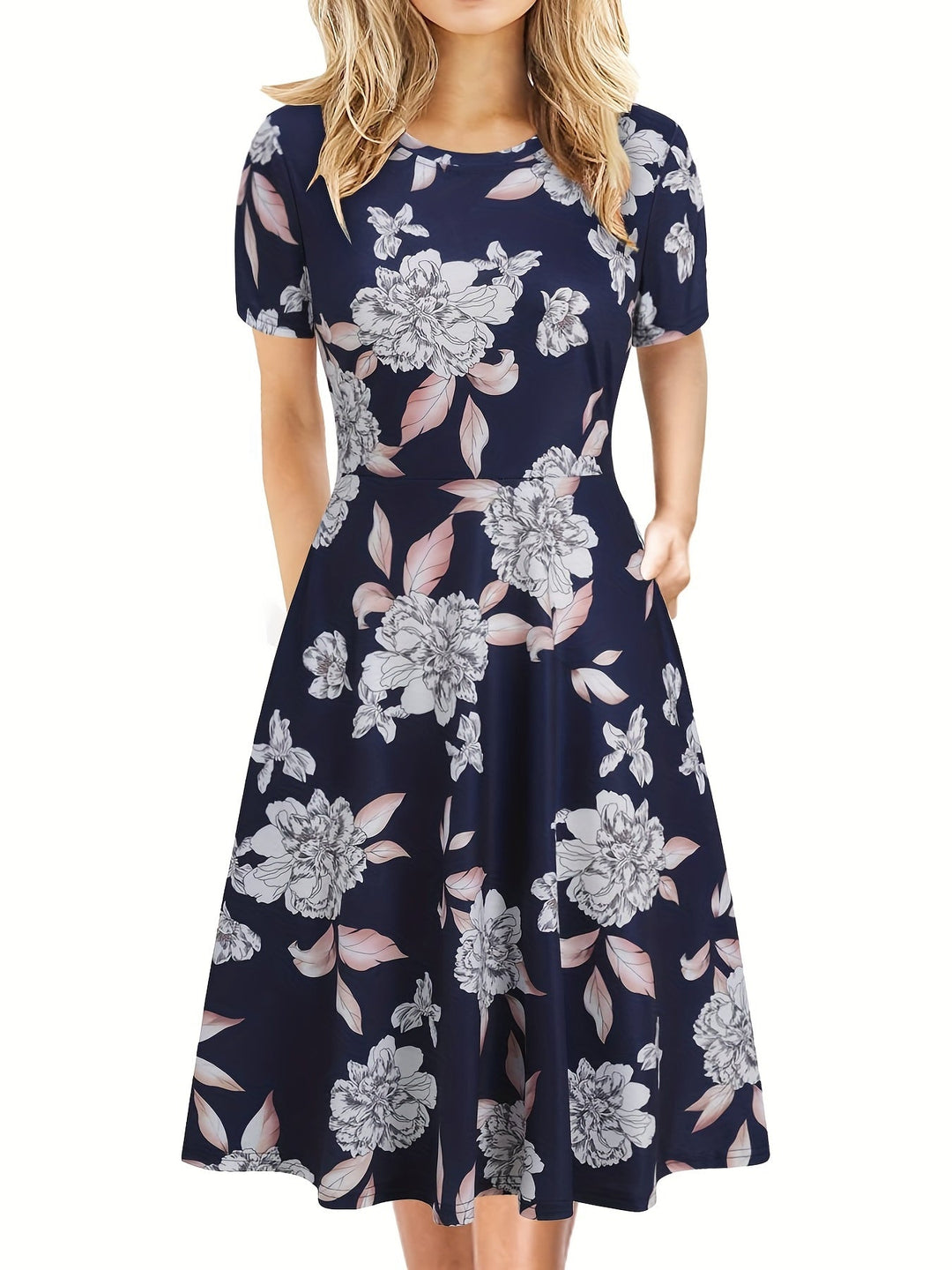 Евелин Куин | Ретро A-Line Летна Рокля