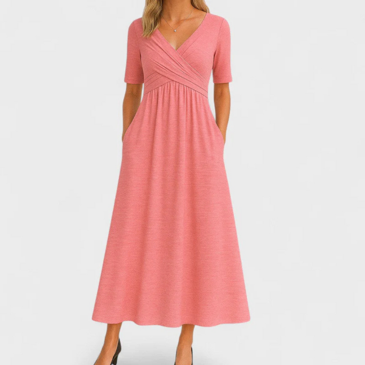 Вилма - Рокля с къс ръкав