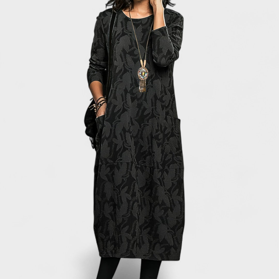 Ясмина - Елегантна есенна рокля