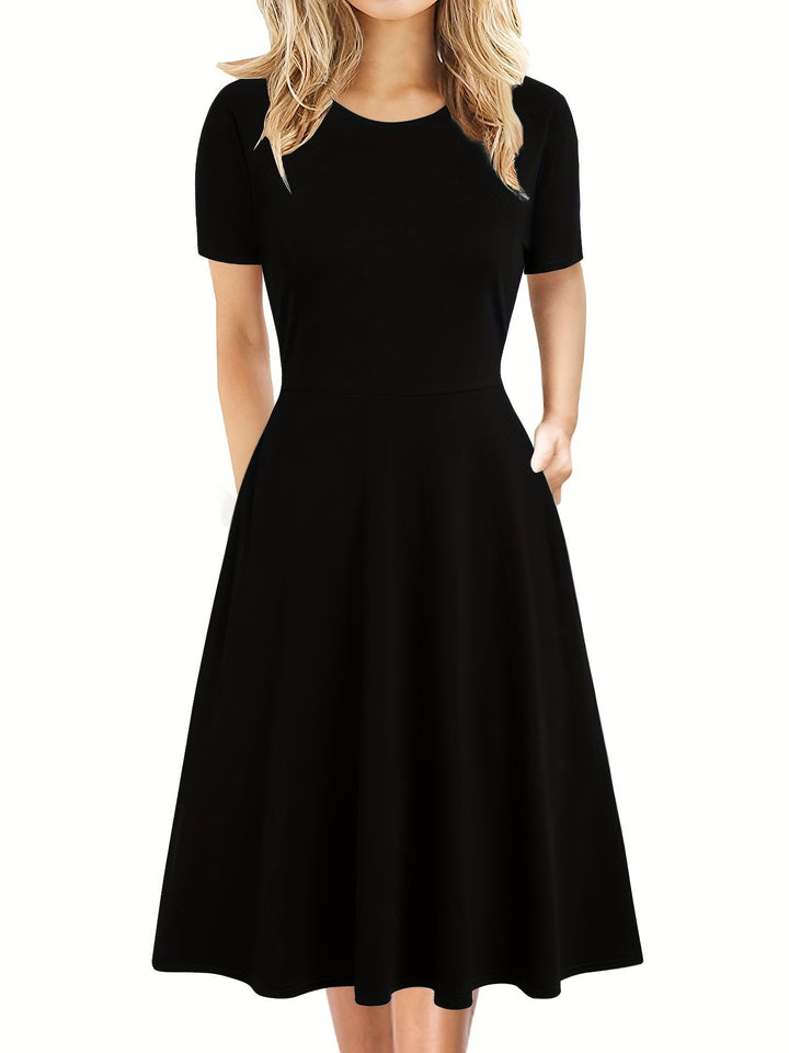 Евелин Куин | Ретро A-Line Летна Рокля