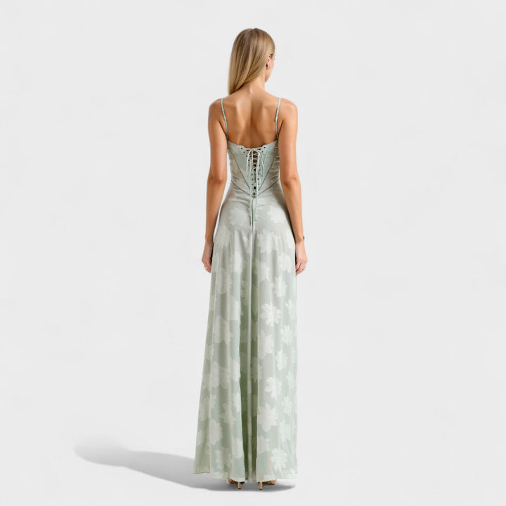 Верона - Рокля от цветна дантела