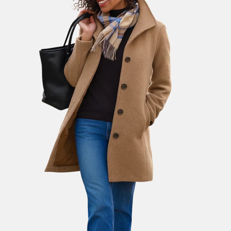 Амелия - Класическо палто с елегантни копчета
