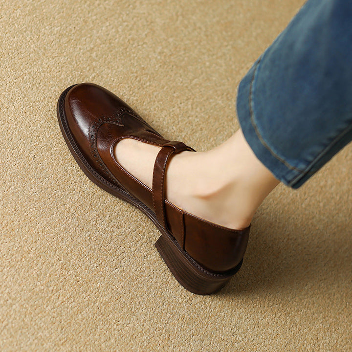 Михаела | Елегантни Т-бар Мери Джейн