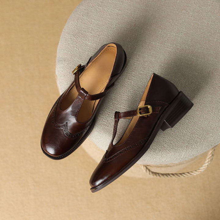 Михаела | Елегантни Т-бар Мери Джейн