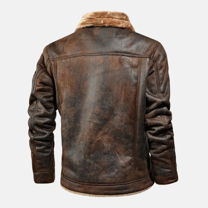 Теодор - Топло и Универсално Кожено Яке