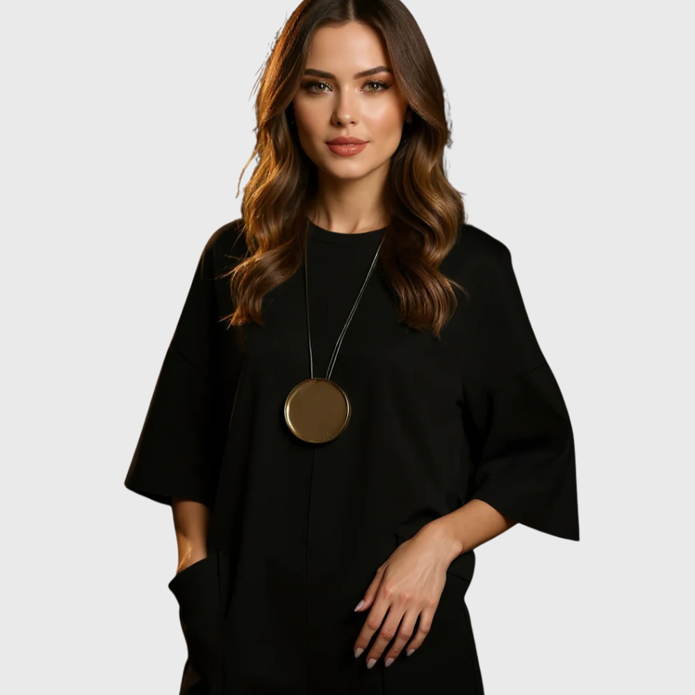 Аmedeа | Елегантен гащеризон с къс ръкав