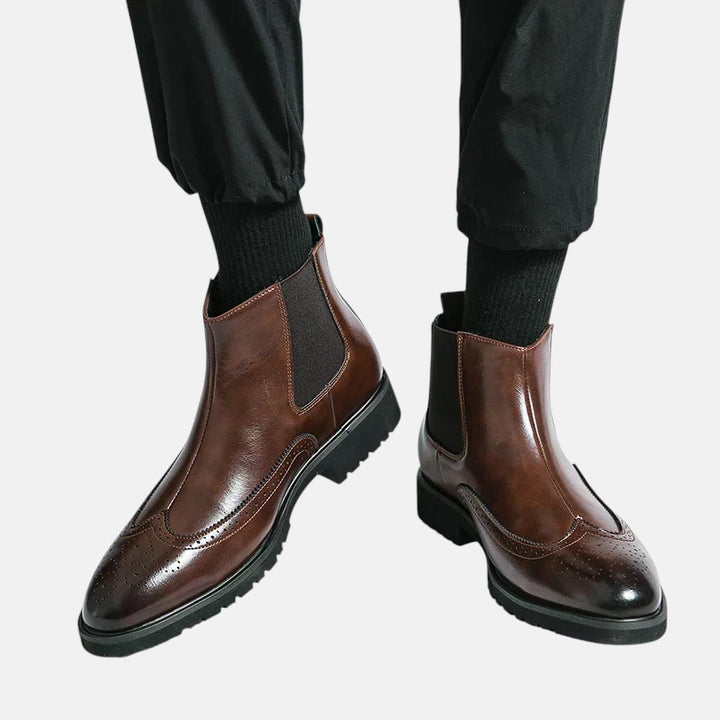 Пламен - Кожени ботуши Челси