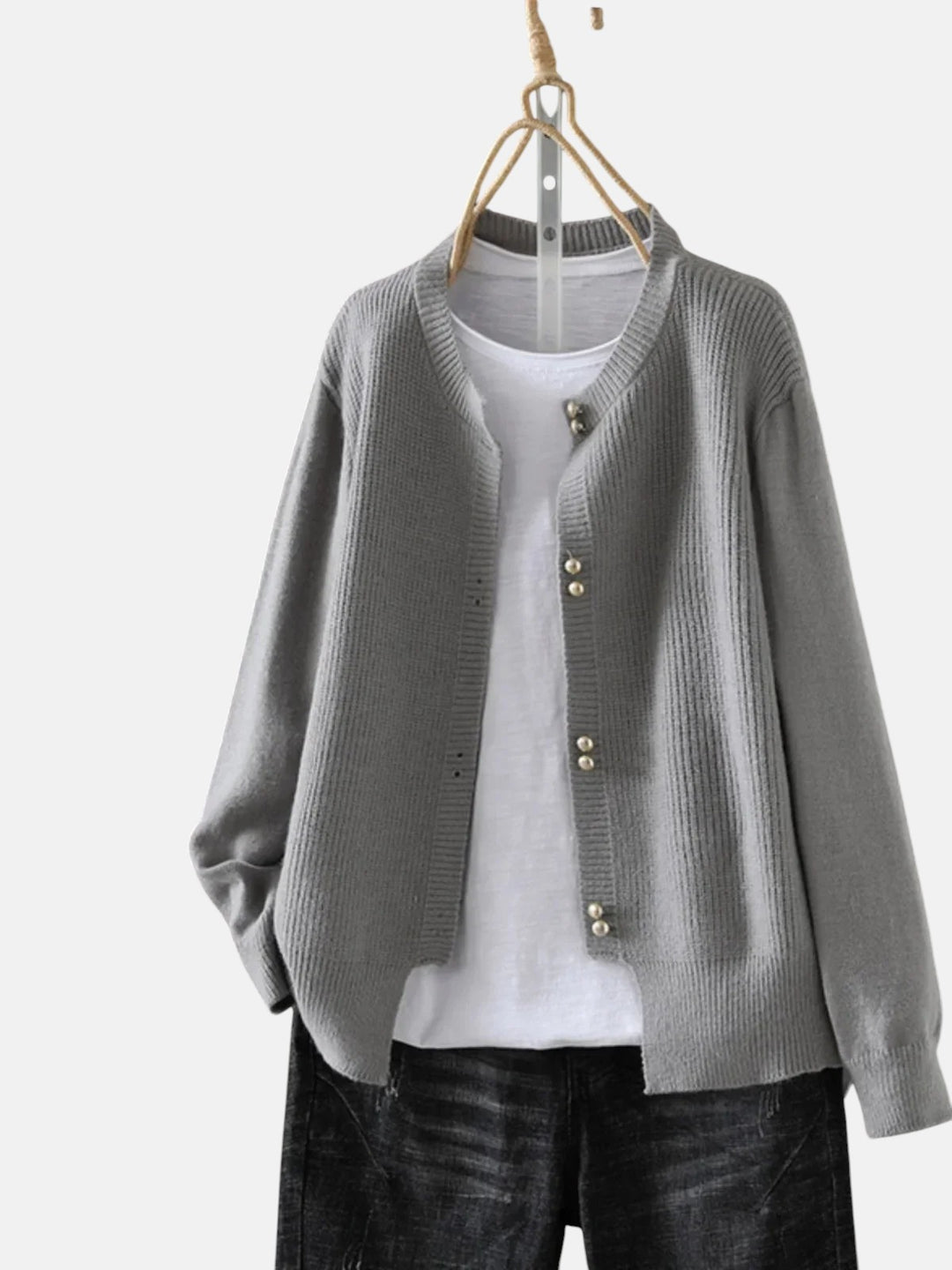 ЕЛАРА | КАРДИГАН С ПЕРЛЕНИ КОПЧЕТА
