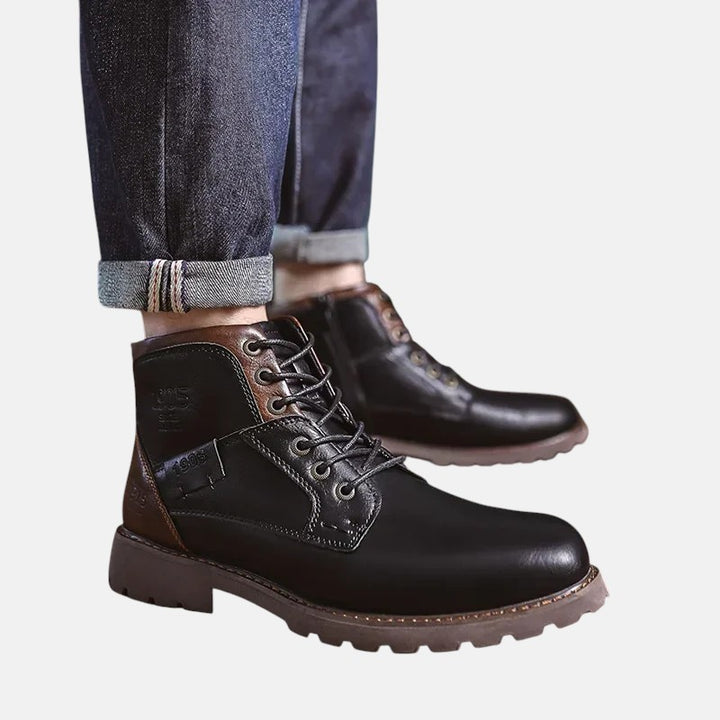 Паркър - Мъжки Кожени Обувки в Британски Стил