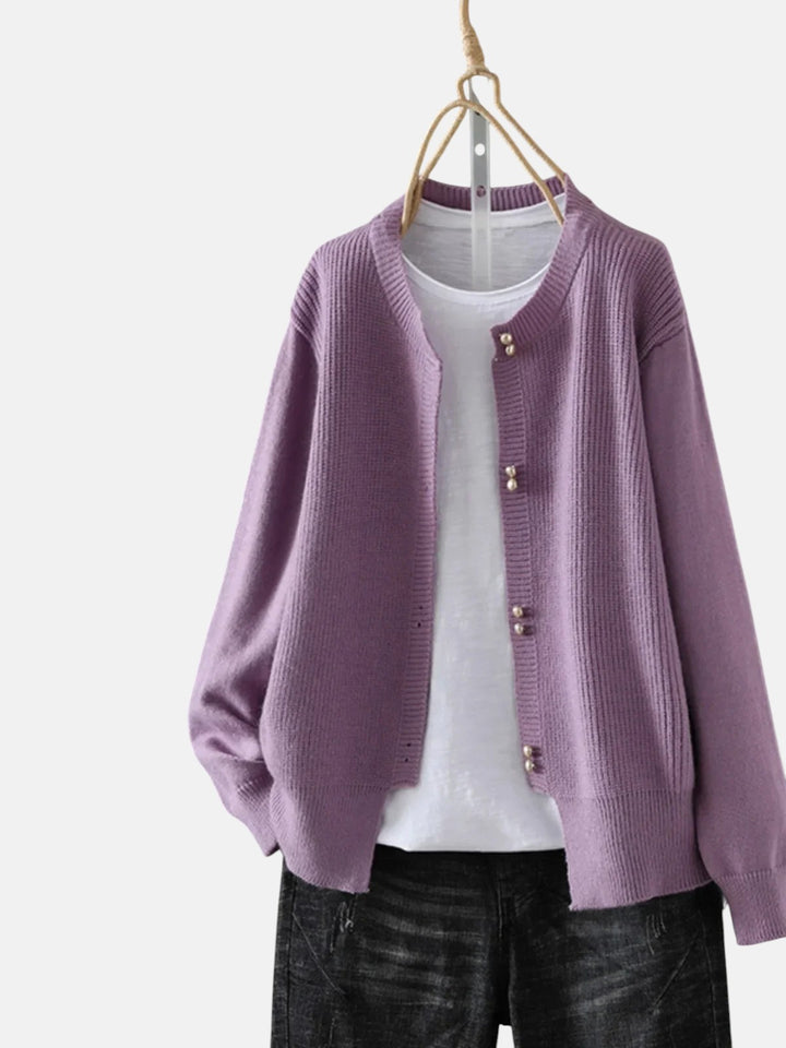 ЕЛАРА | КАРДИГАН С ПЕРЛЕНИ КОПЧЕТА