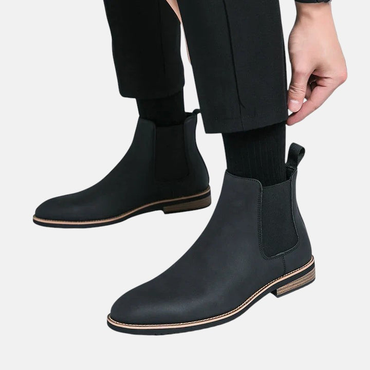 Кейдън - Кожени ботуши Челси