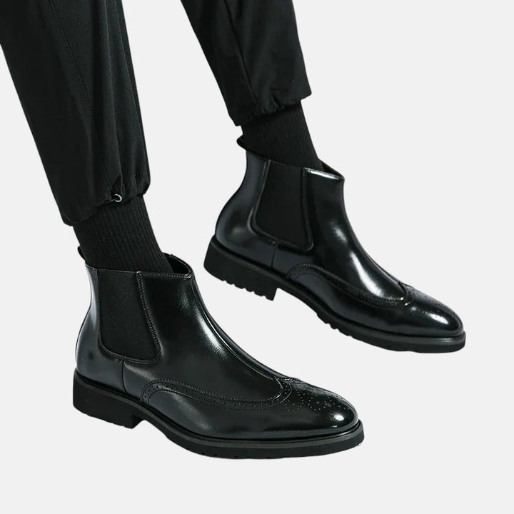 Пламен - Кожени ботуши Челси