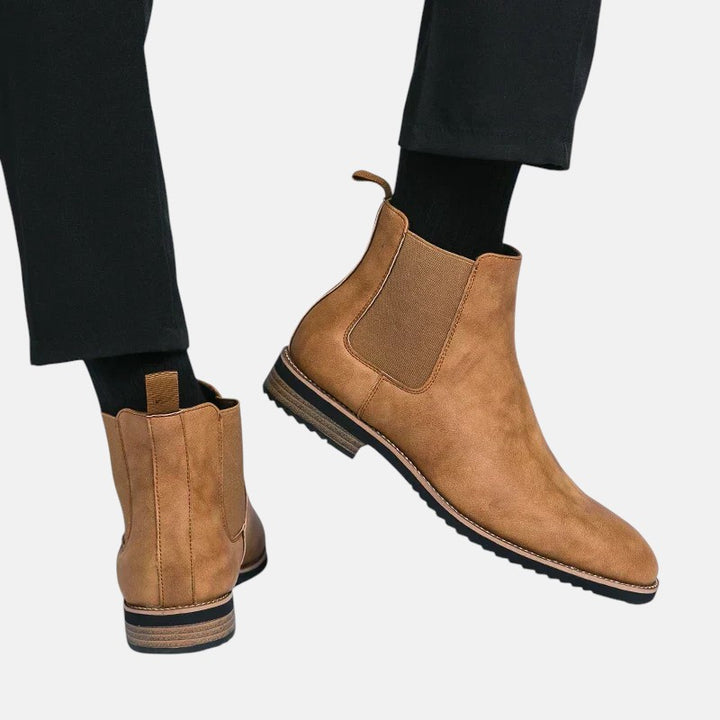 Кейдън - Кожени ботуши Челси