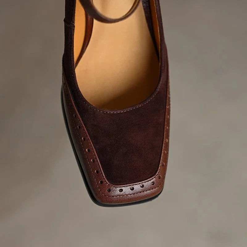 Ели | Класически кожени обувки на ток