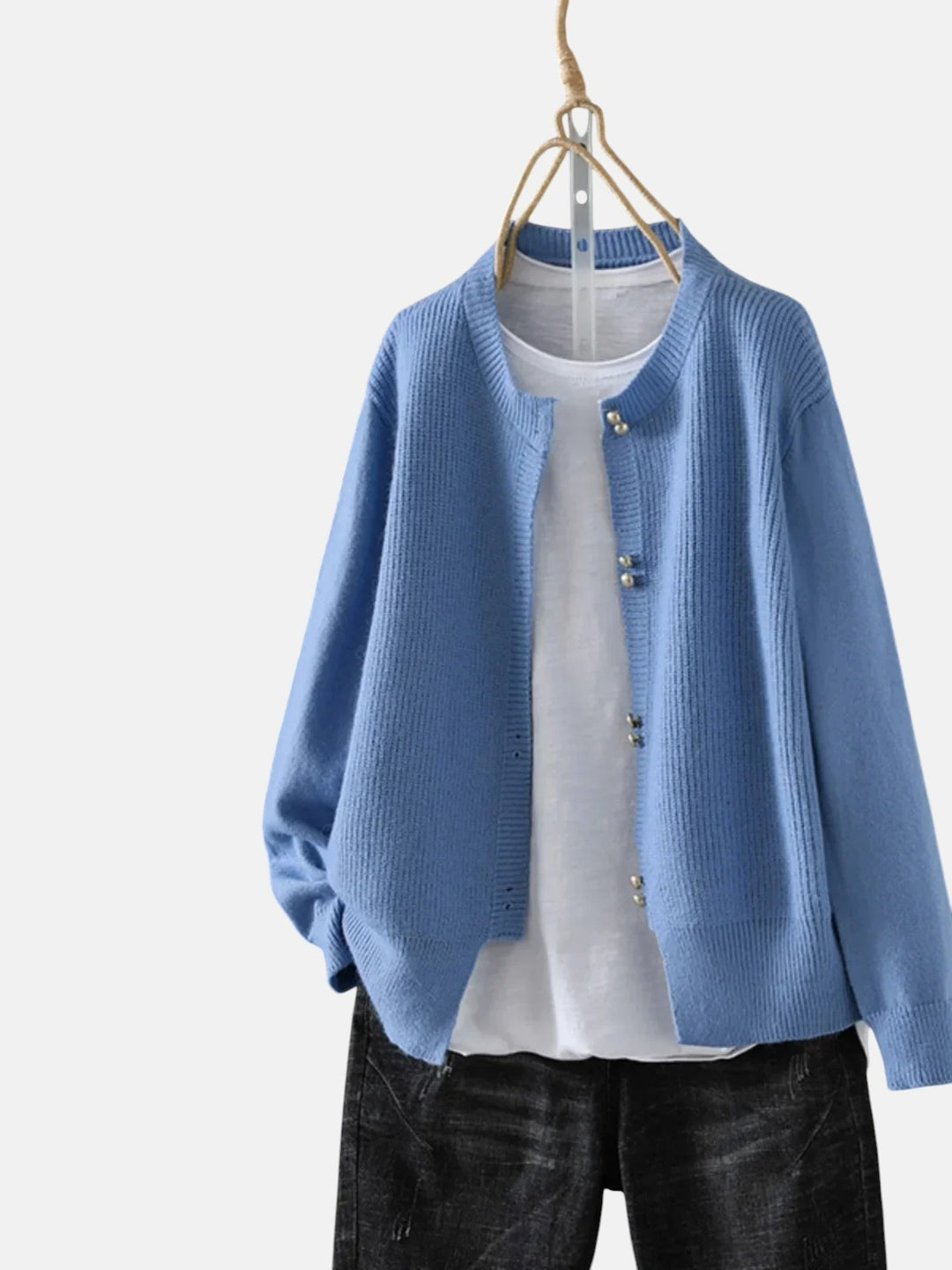 ЕЛАРА | КАРДИГАН С ПЕРЛЕНИ КОПЧЕТА