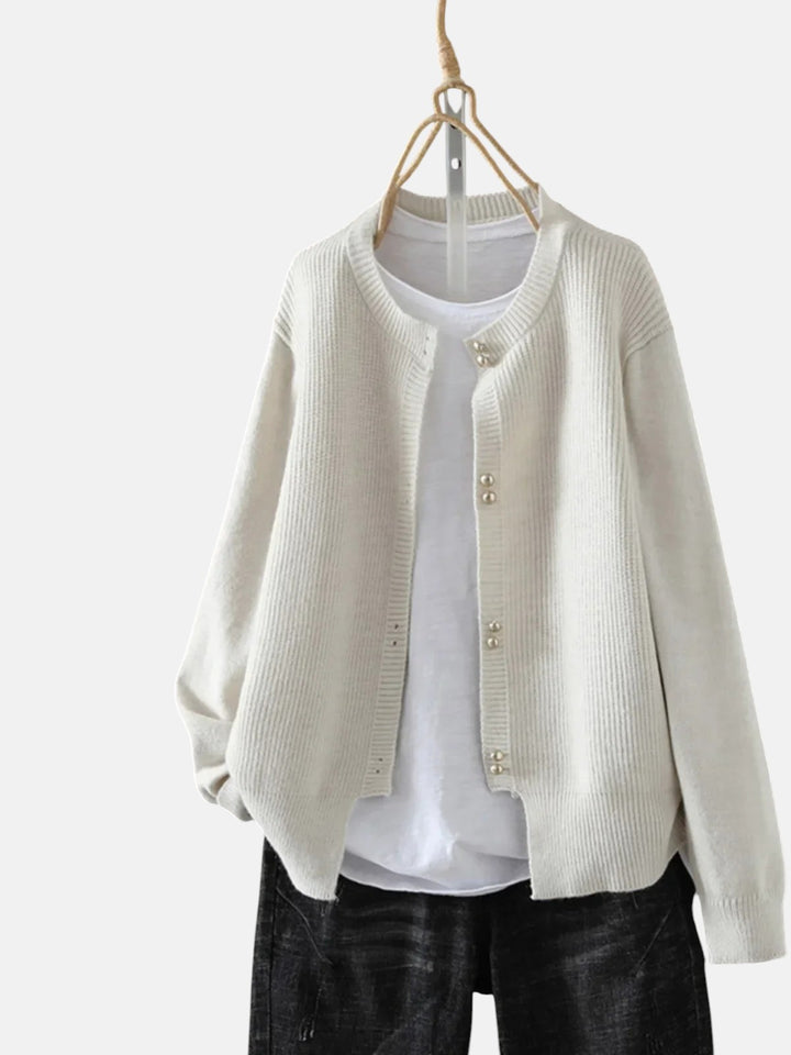 ЕЛАРА | КАРДИГАН С ПЕРЛЕНИ КОПЧЕТА