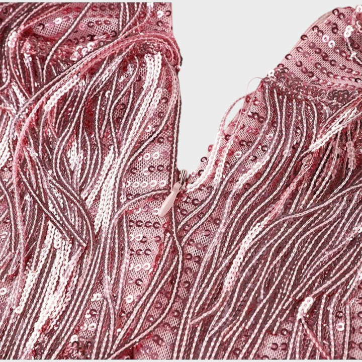 Дора - Елегантна коктейлна рокля