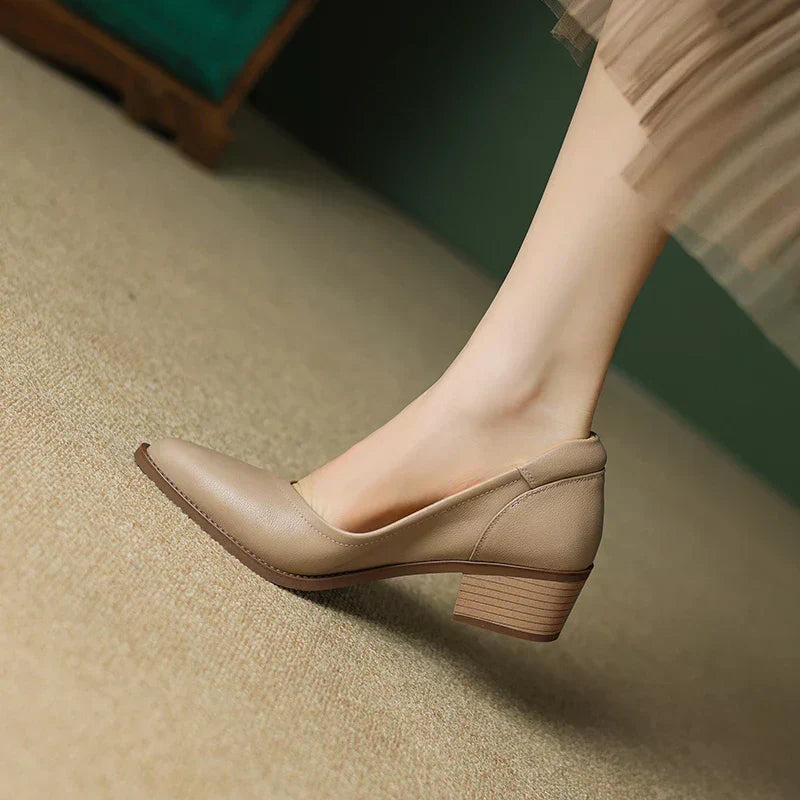 Микела | Елегантни обувки с среден ток