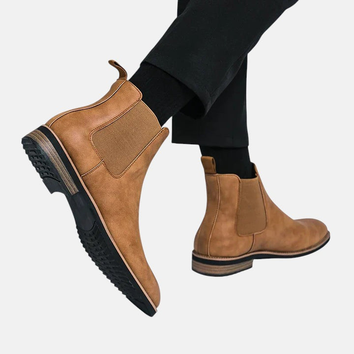 Кейдън - Кожени ботуши Челси