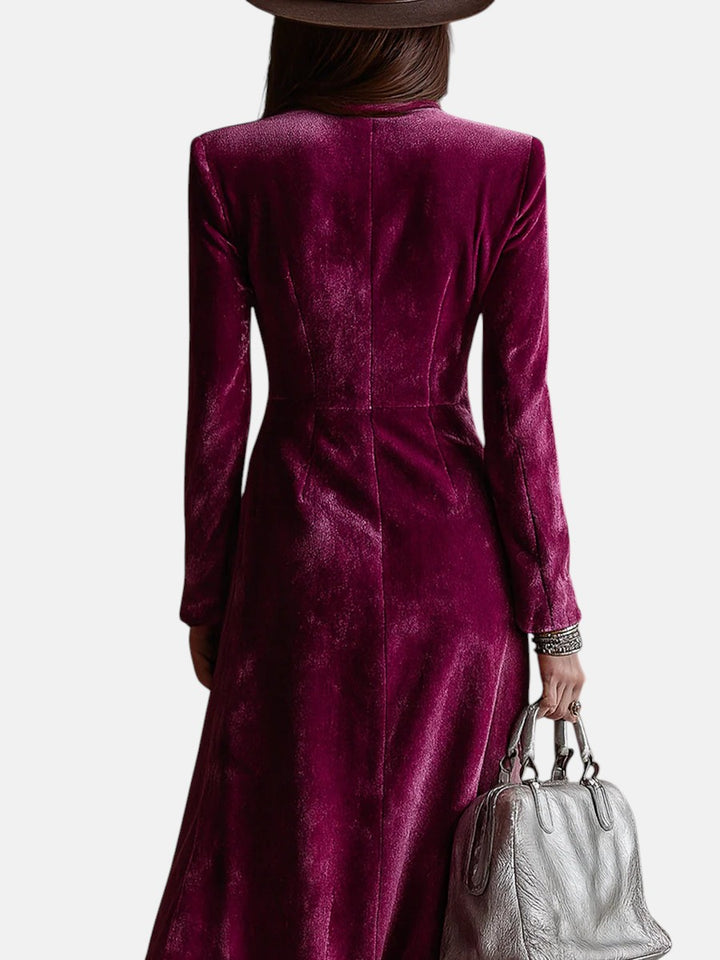 Елисавета - Дълга сако от кадифе