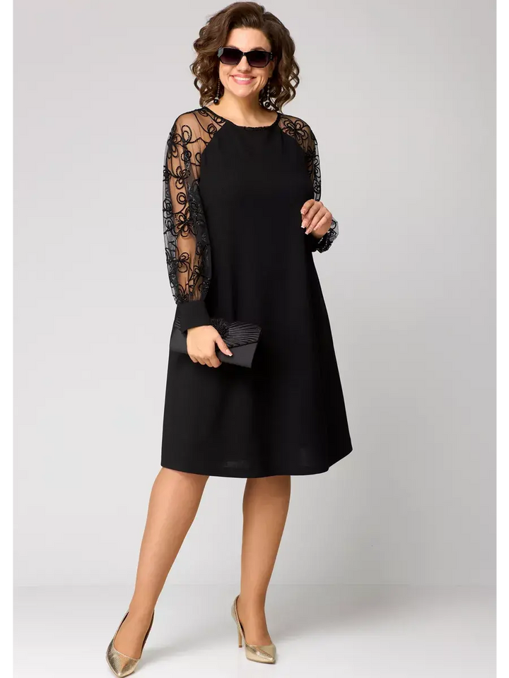 Jade - Elegant Black Sexy Lace Dress
