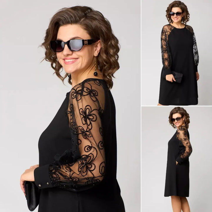 Jade - Elegant Black Sexy Lace Dress