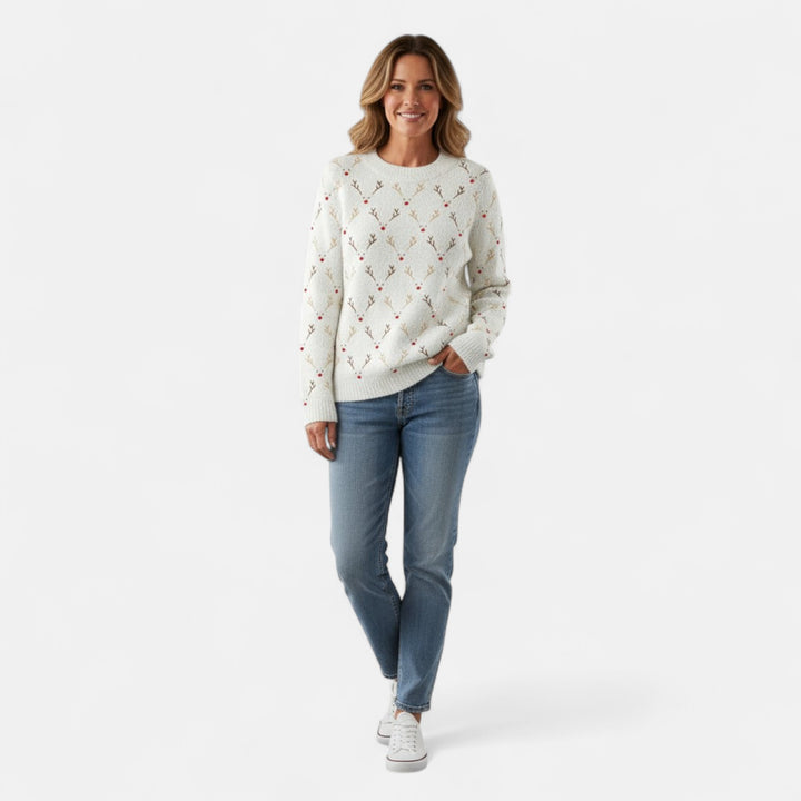 Саймън - Удобен Коледен Пуловер