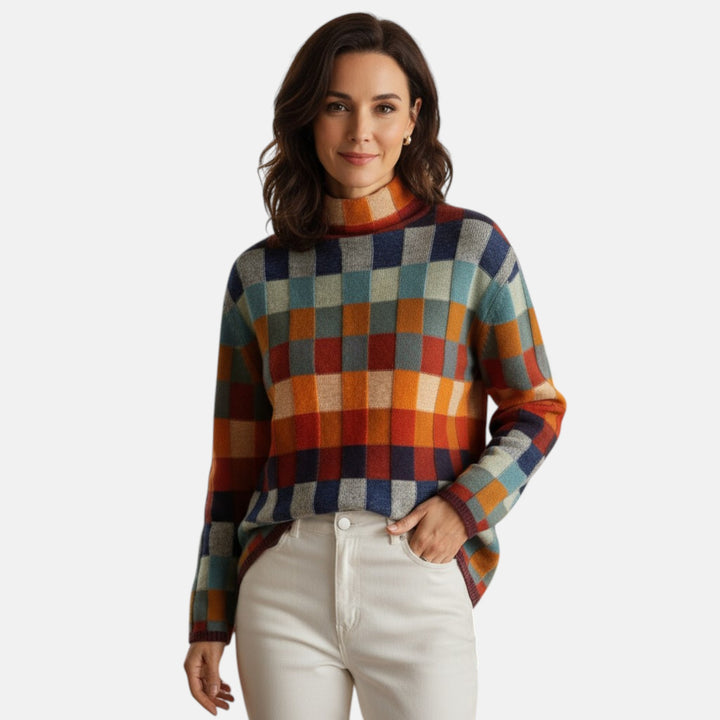 Ерика - Пуловер с Роло