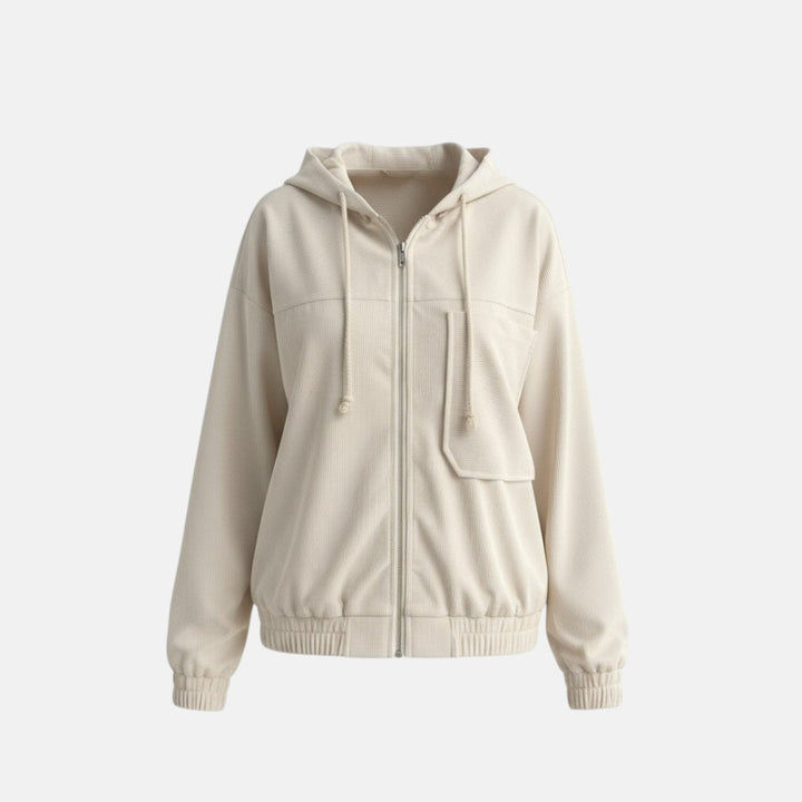 Дария - Капут от кордура с качулка и цип