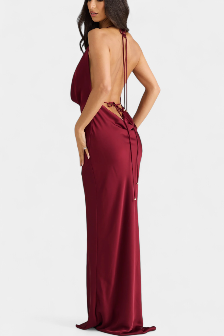 Нора Елегантна Рокля с Набръчкани Детайли