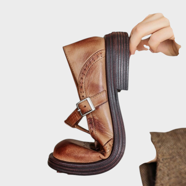 Ивелина - Елегантни обувки от кожа