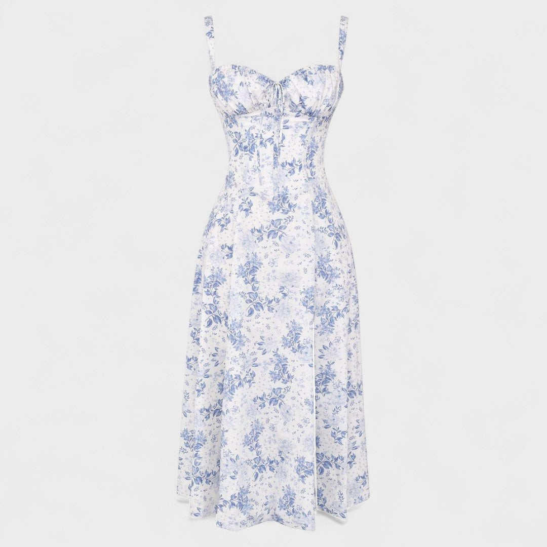 Петра - Корсетна Миди Рокля